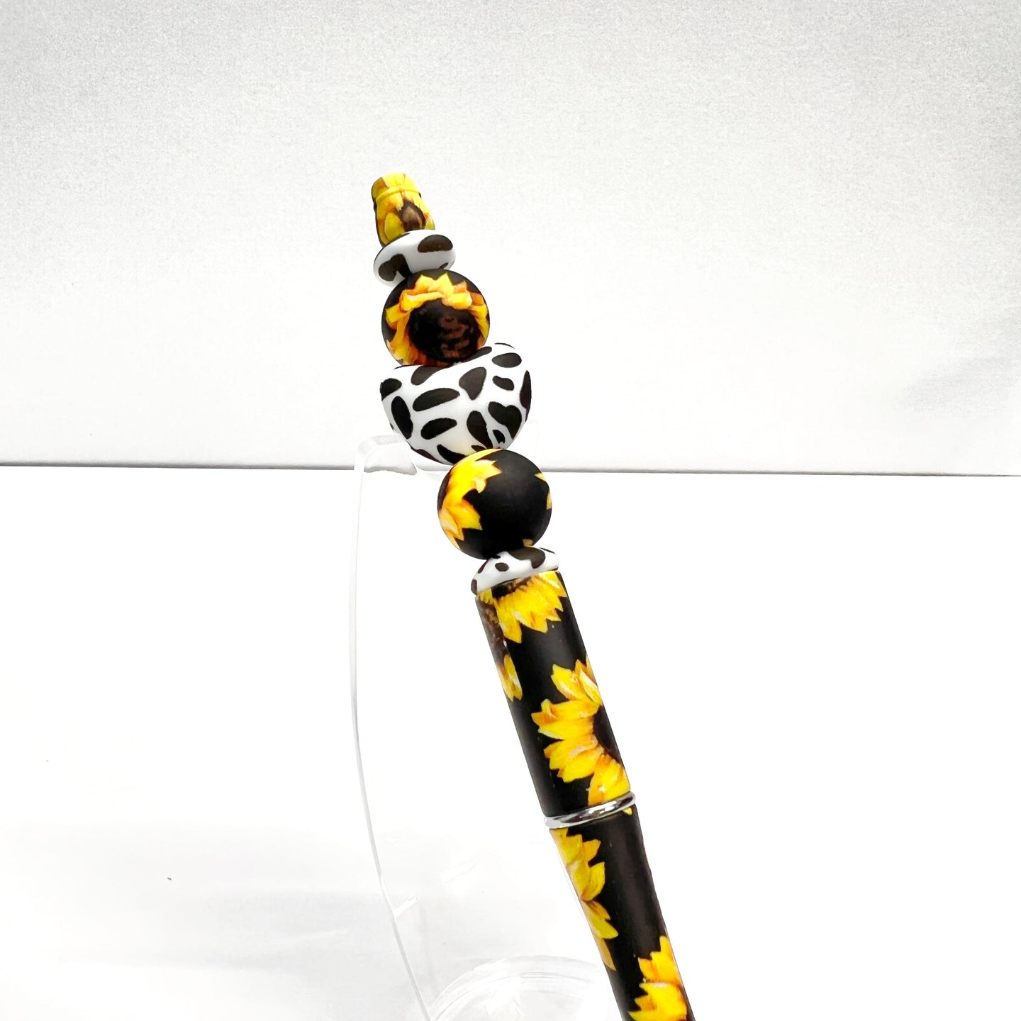 Cow Sunflower Plastic Pen